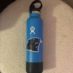Hydro Flask Blue Bottle with Panther Sticker